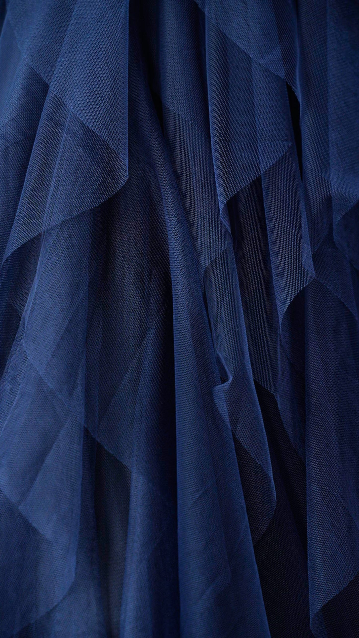 Lokita - Abito lungo in tulle blu - ART.LOK066/1113/25SSPR
