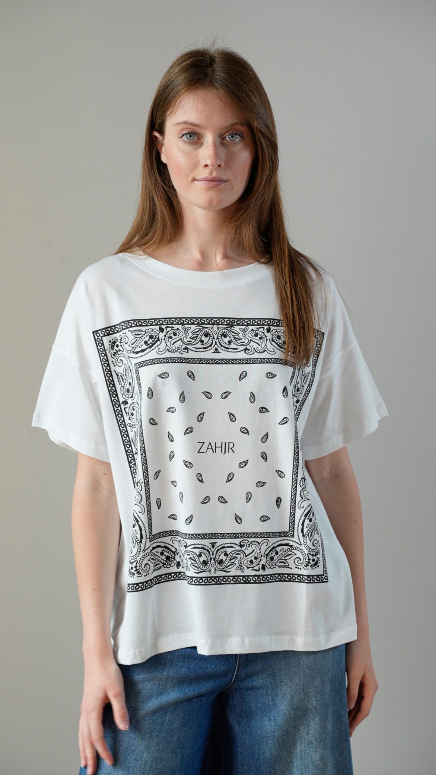 Zahjr - T-shirt bandana nero - ART.53539892