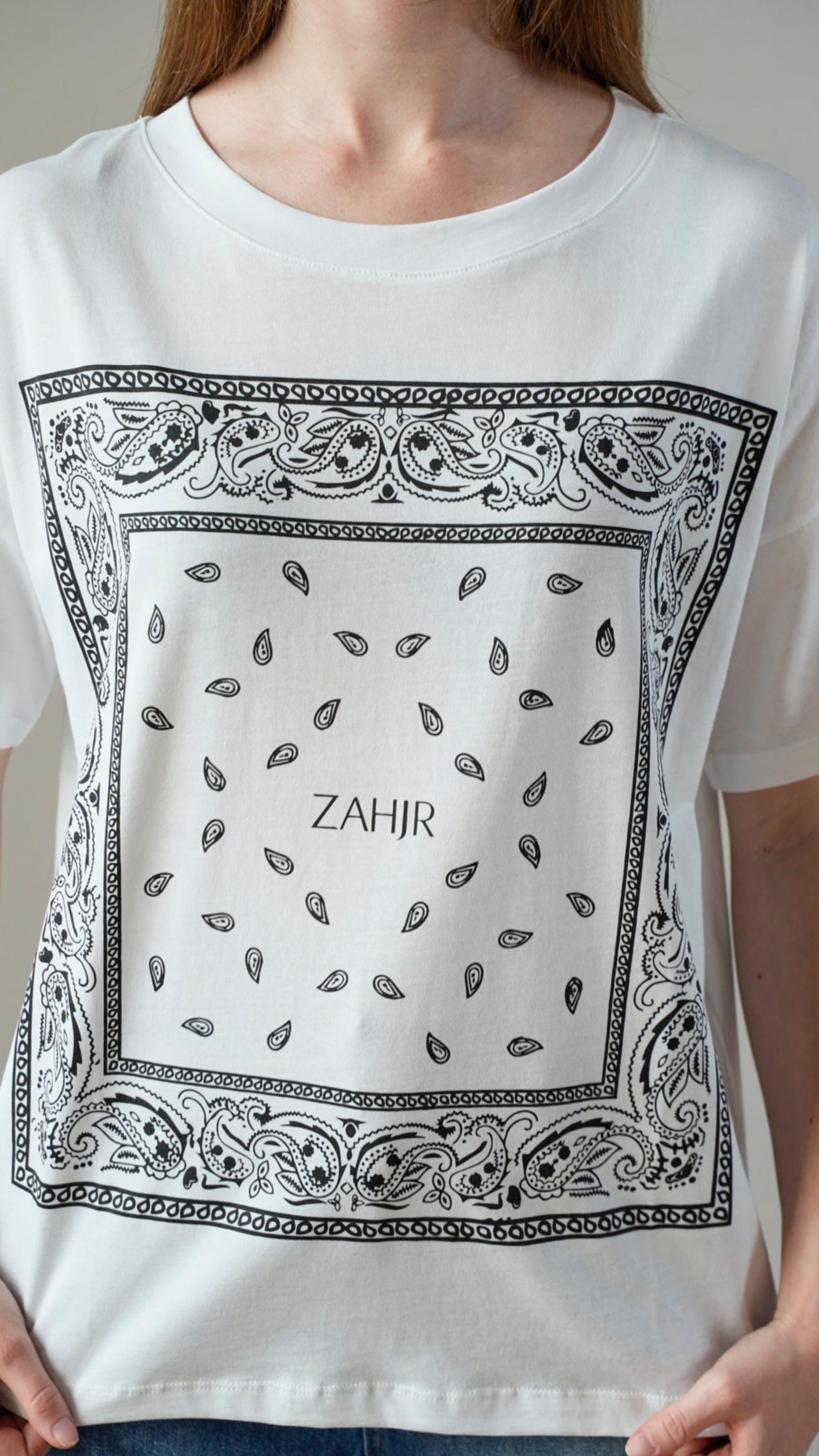 Zahjr - T-shirt bandana nero - ART.53539892