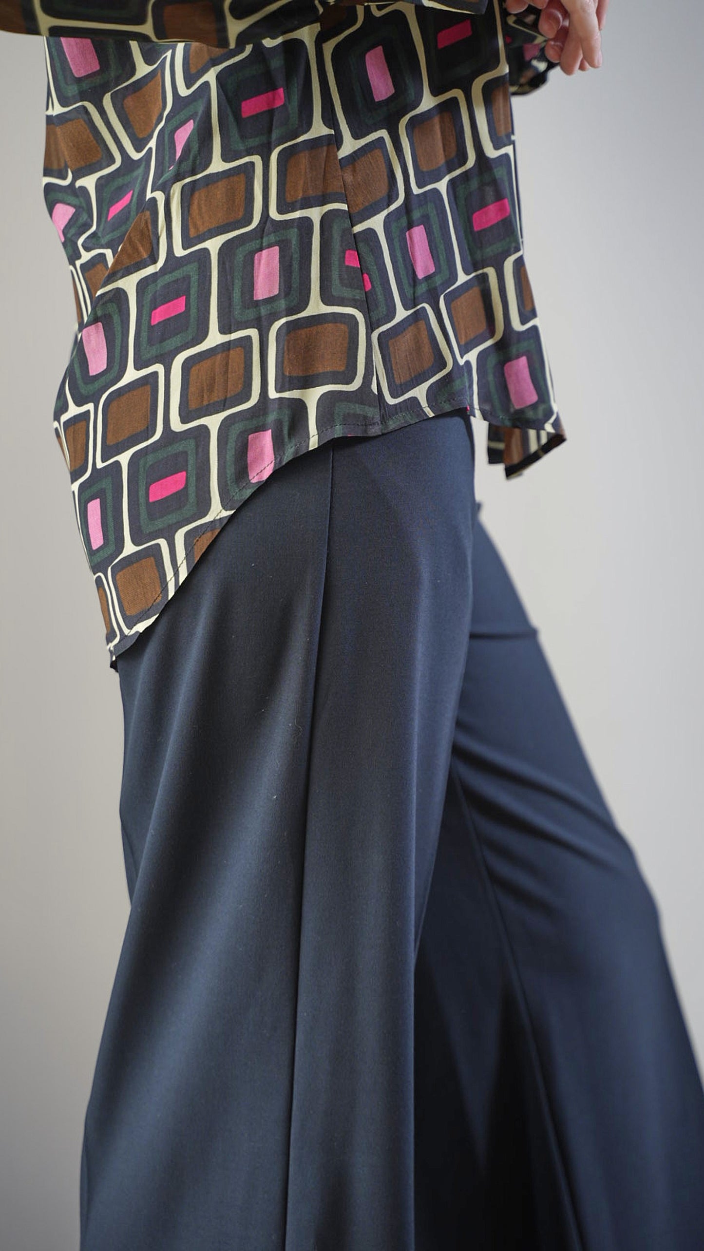 Tensione In - Camicia con stampa geometrica - ART.AI25-2042CAMP