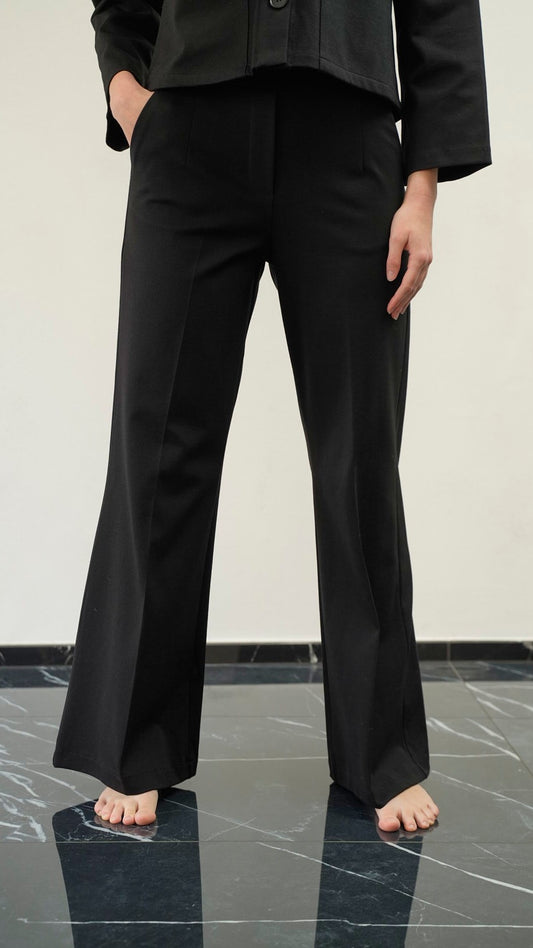 Lokita - Pantaloni zampetta punto Milano - ART.LOK024/1283/25FWPR