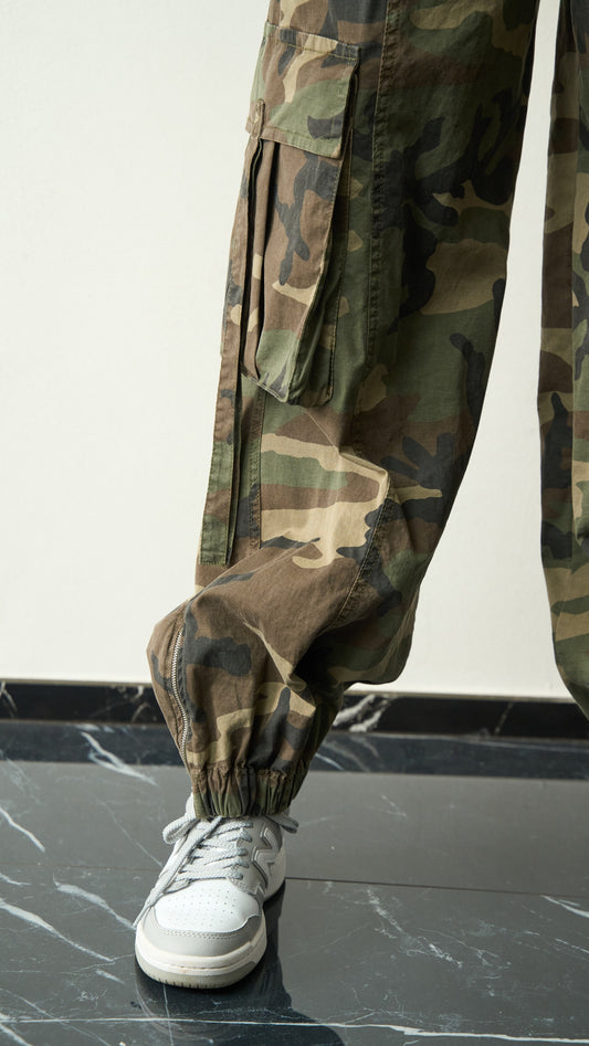 Tensione in - Pantalone cargo camouflage art. S26P510