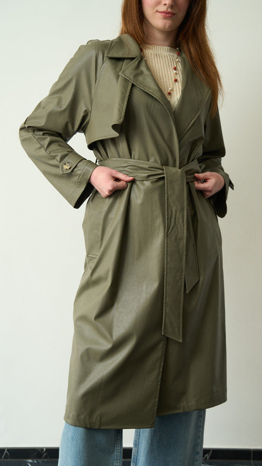 Kontatto - Trench ecopelle art. MA6019N