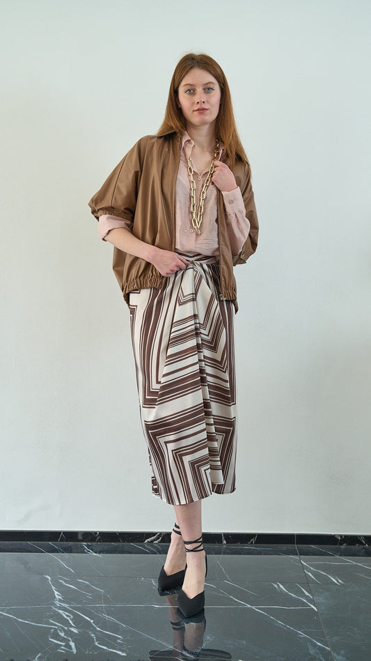 Kontatto - Gonna foulard arriccio - ART.B6501C