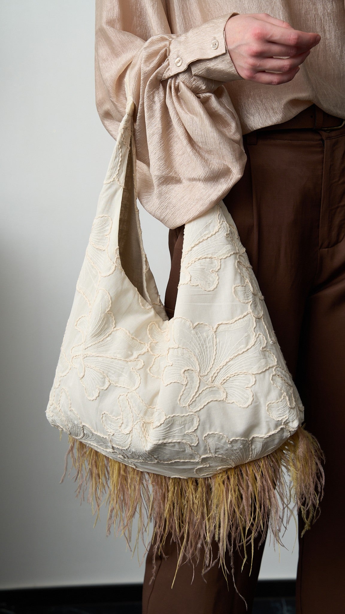 Via Roma - Shopper bag Burro - Marrone - Ocra