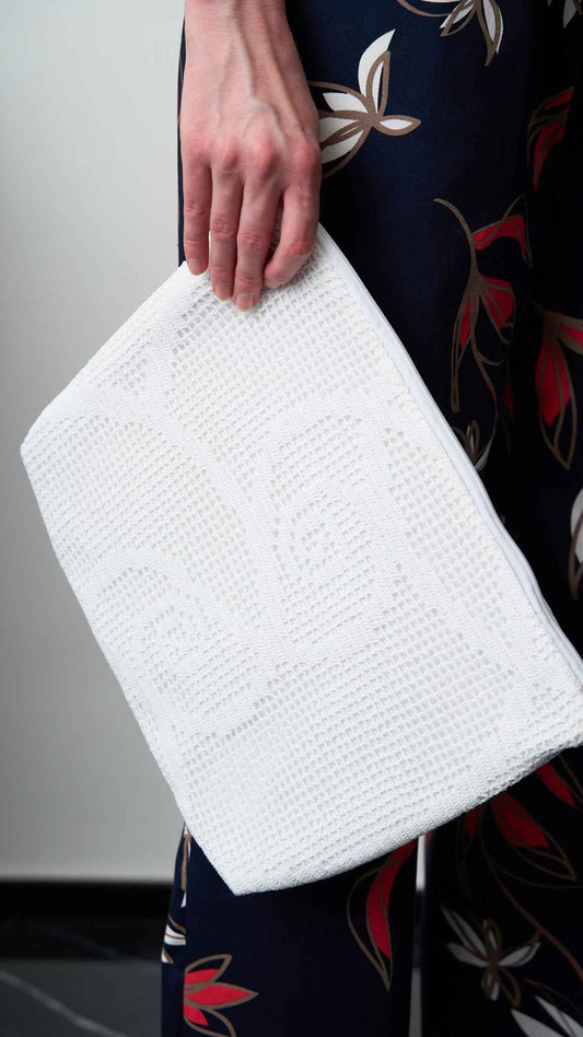 Via Roma - Pochette "Nonna Lia" Bianco