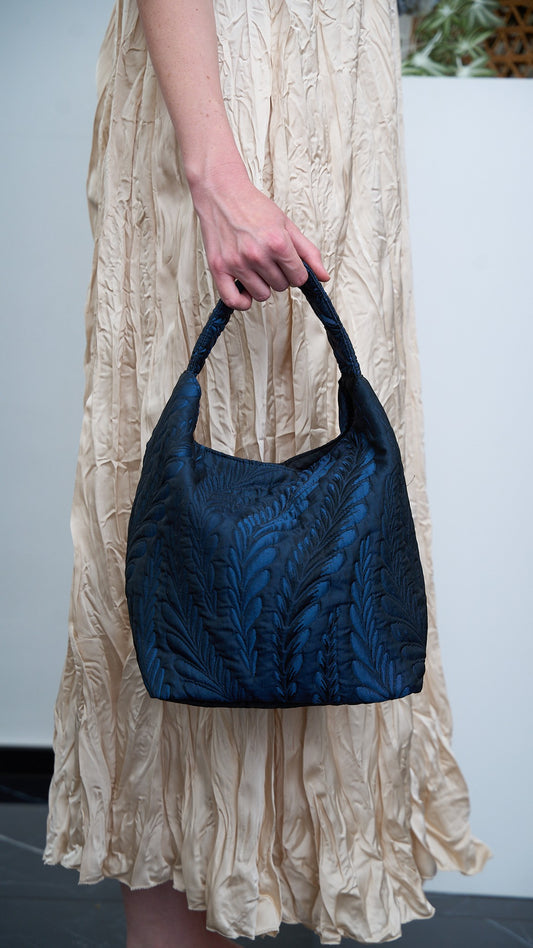 Via Roma - Borsa "Angy" Blu - Nero