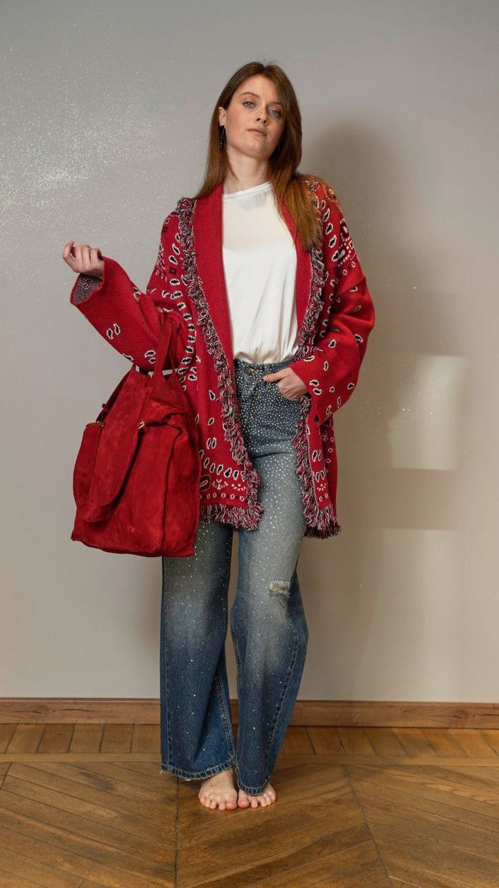 Zahjr - Jeans con strass lavaggio blu - ART.53539712
