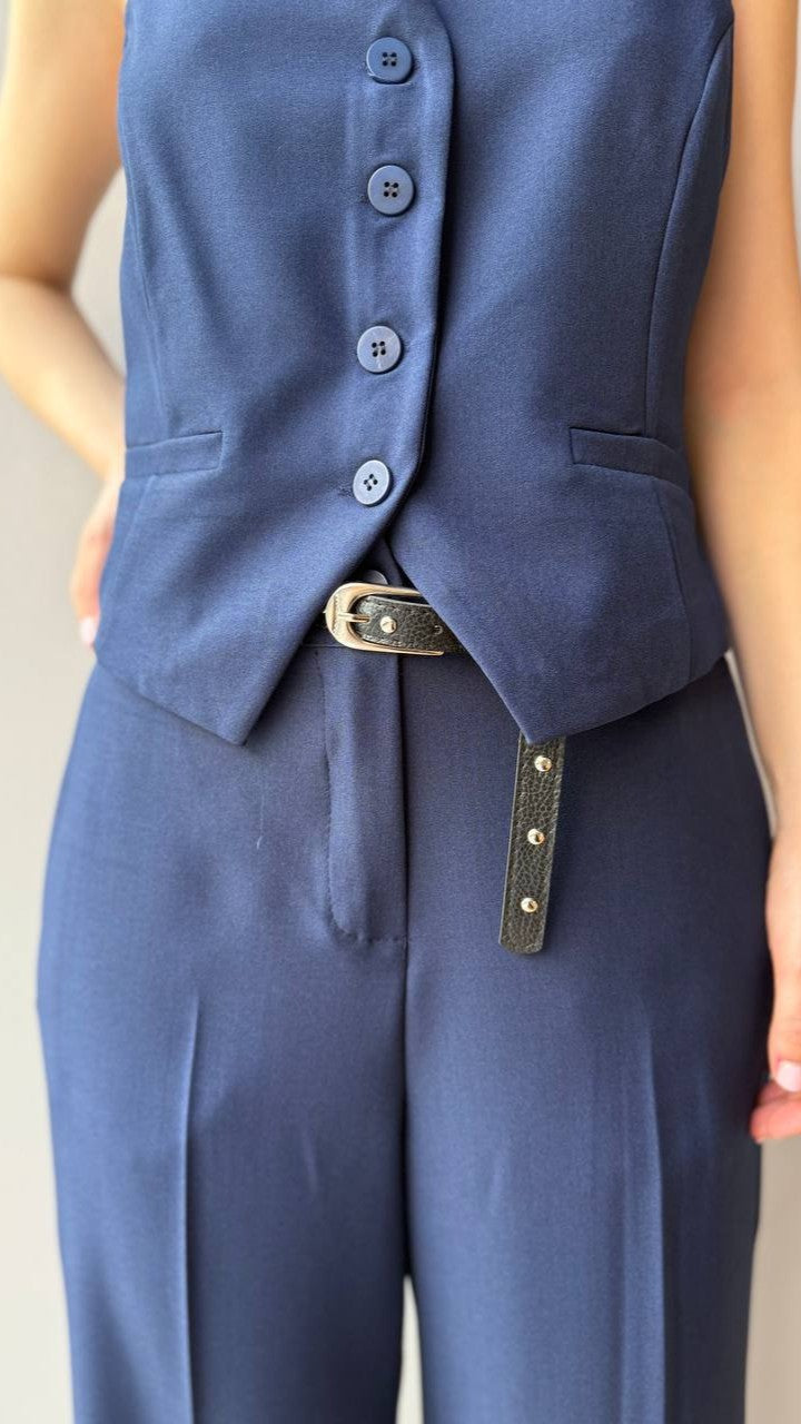 Zahjr - Pantaloni in tinta unita blu - ART.53539585