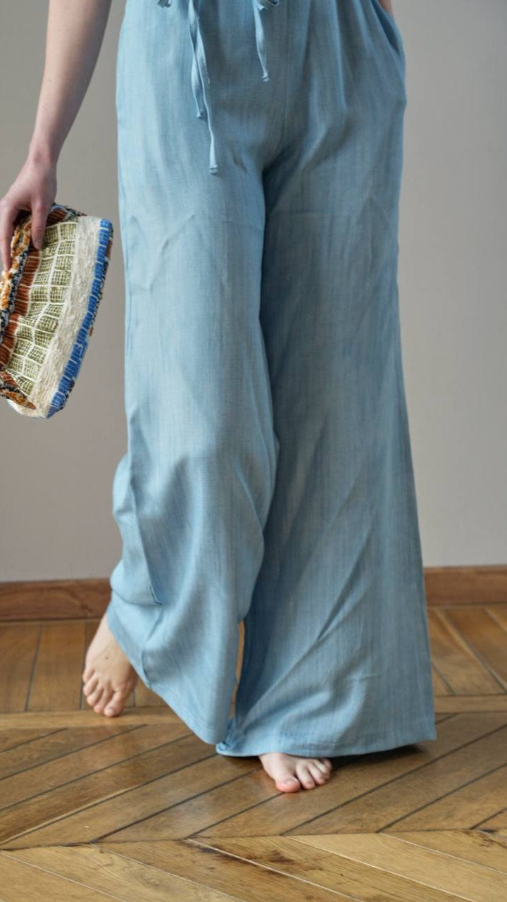 Lokita - tutone tinta in unita denim chiaro - ART.LOK116/1214/MAS3