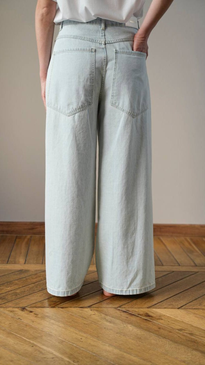 Tensione In - Jeans Giusi in denim chiaro con strass - ART.GIUSI-STRASS