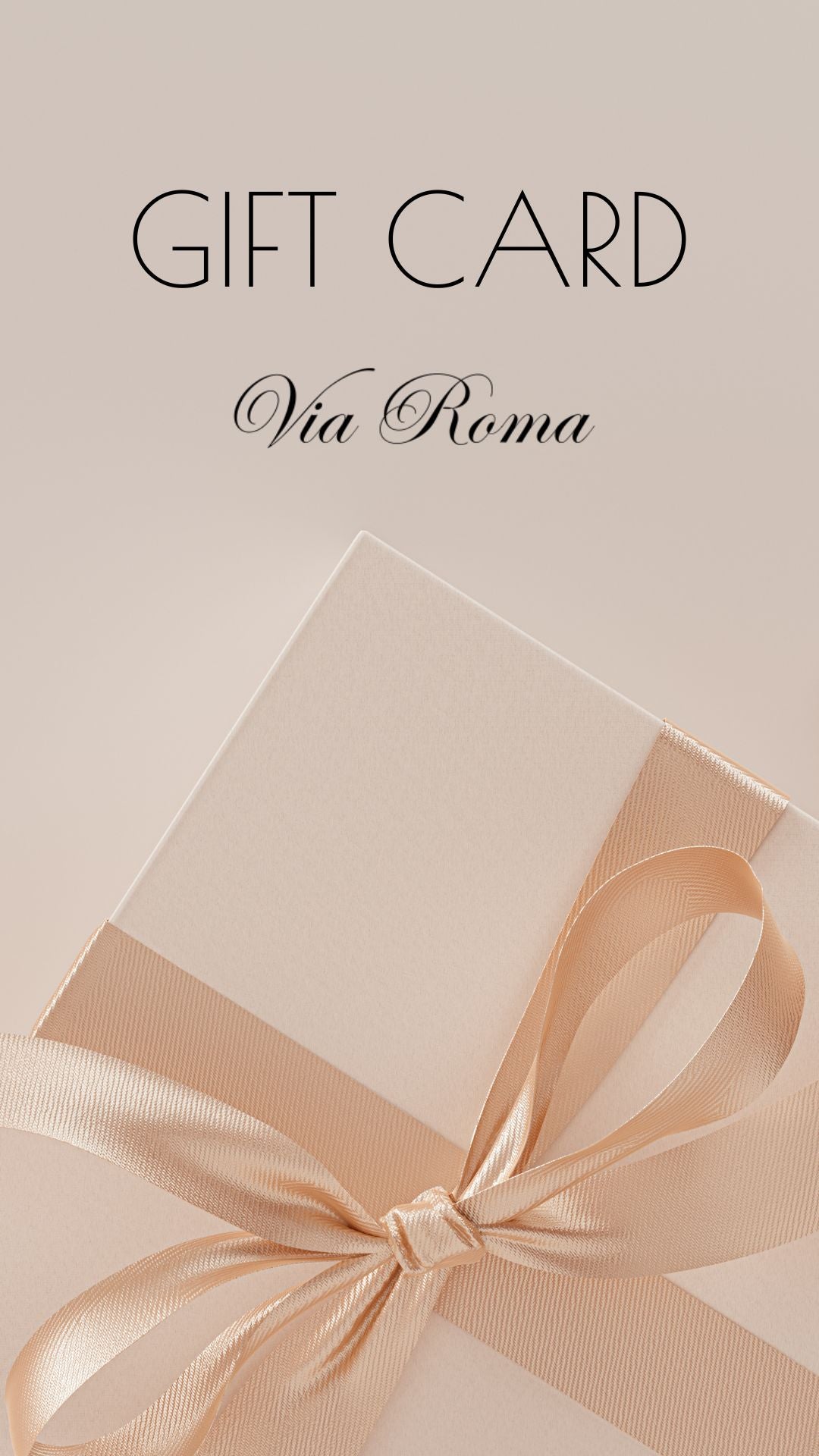 Via Roma gift card