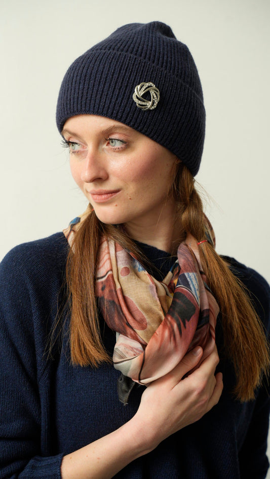 Via Roma - Cappellino con spilla