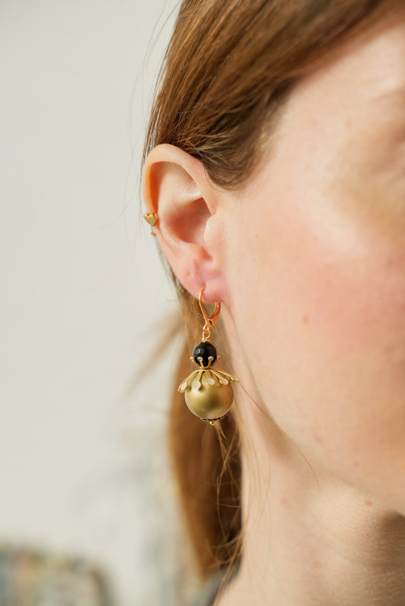 Via Roma - Orecchini Oro - Nero - Burro