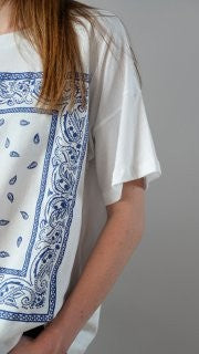 Zahjr - T-shirt bandana blu - ART.53539892