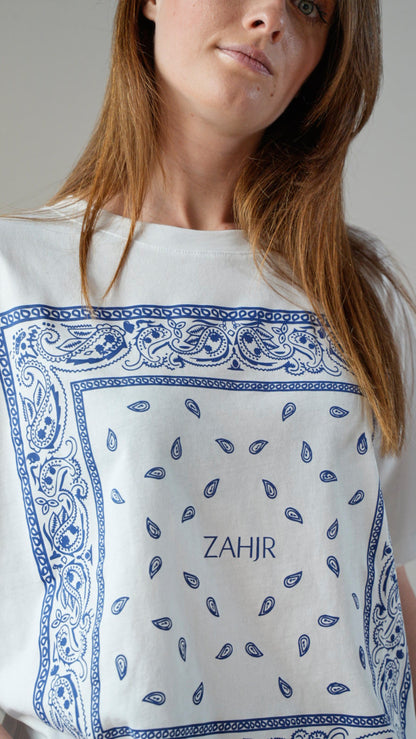 Zahjr - T-shirt bandana blu - ART.53539892