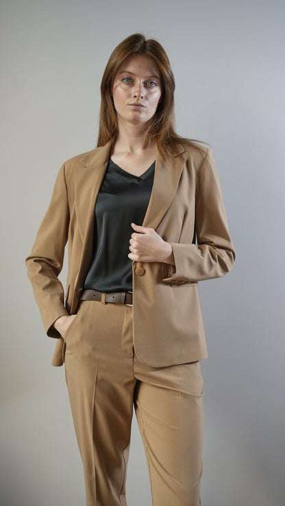 Tensione In - Blazer color camel - ART.26B159AI25CAMP