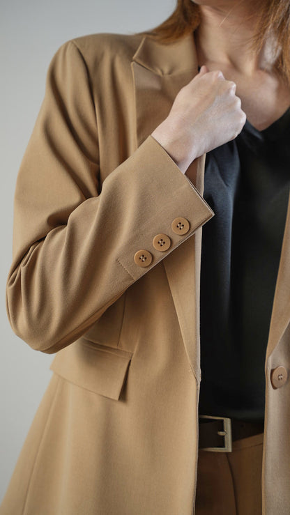 Tensione In - Blazer color camel - ART.26B159AI25CAMP