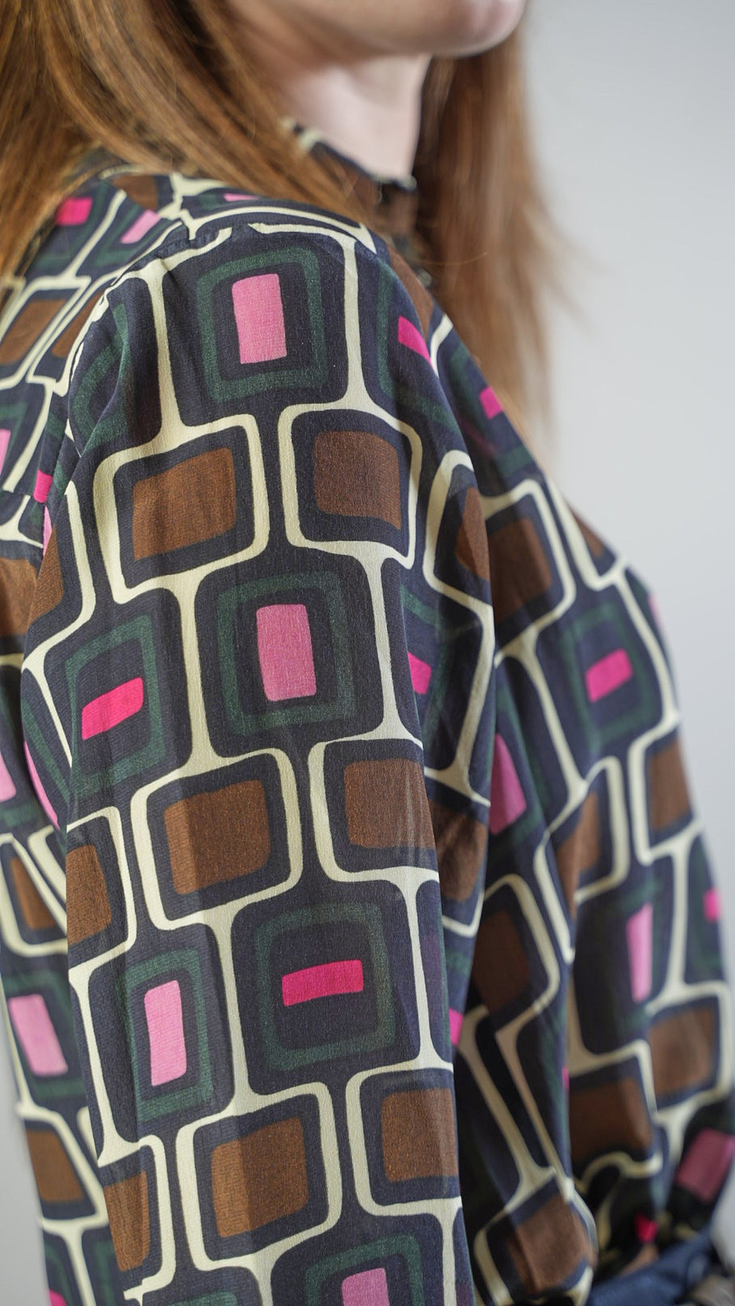 Tensione In - Camicia con stampa geometrica - ART.AI25-2042CAMP