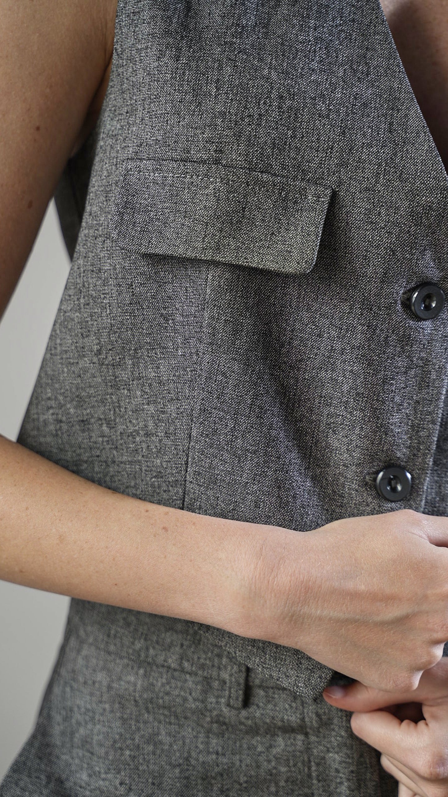 Lokita - Gilet con cinturino e tasche - ART.LOK1660/180/25FWPR