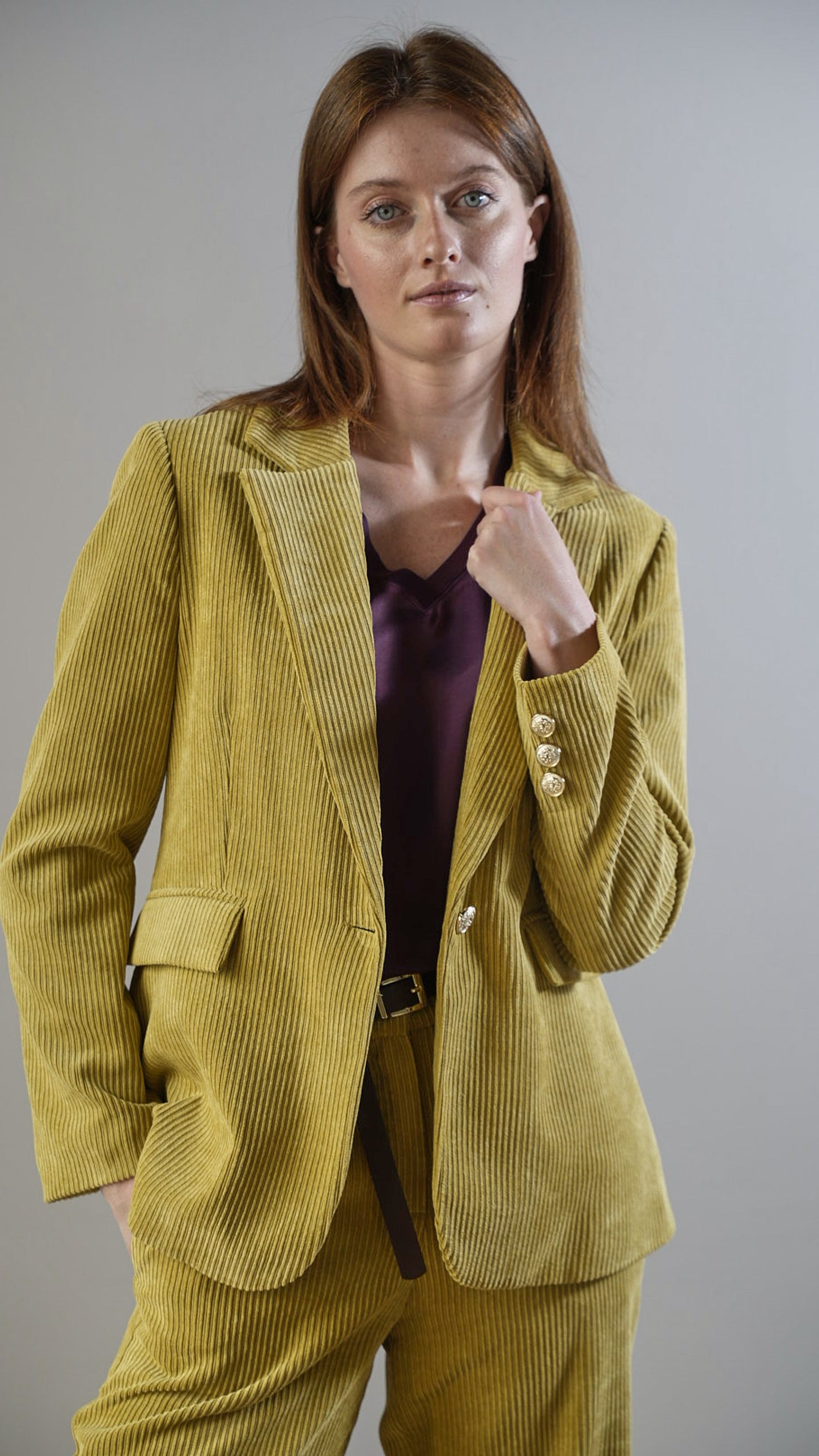 Tensione In - Blazer in velluto a coste - ART.26B114AI25CAMP