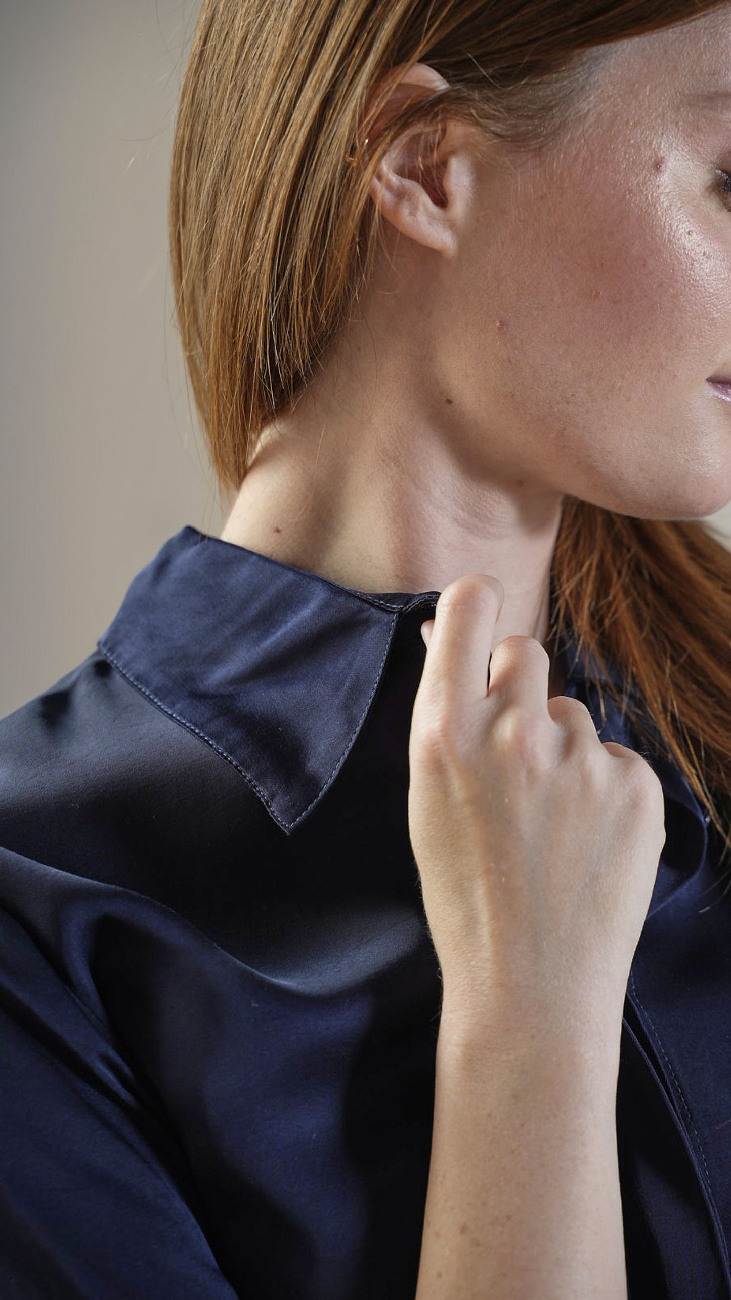 Tensione In - Camicia tinta unita blu - ART.4452V47