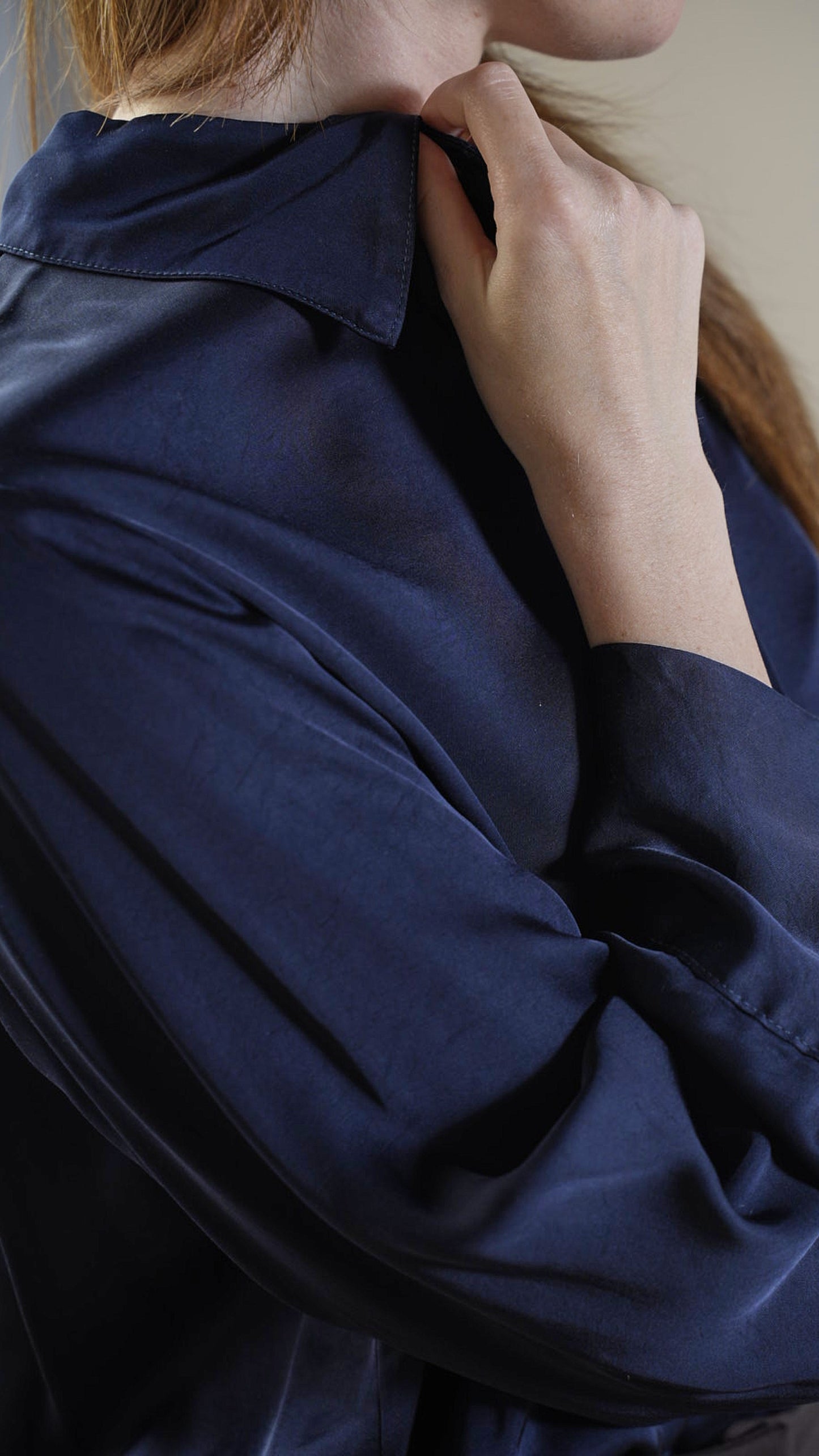 Tensione In - Camicia tinta unita blu - ART.4452V47