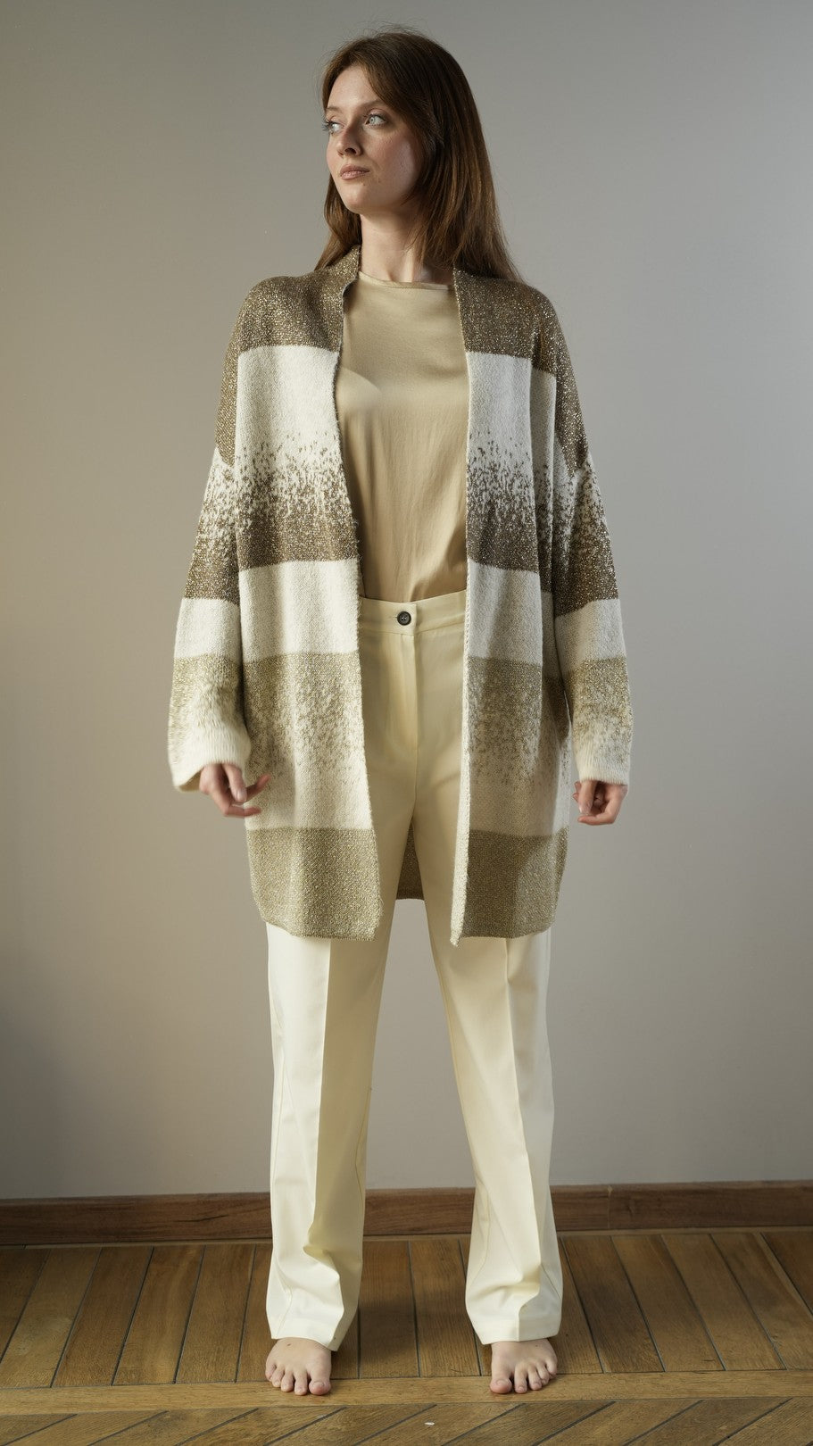 Lokita - Cardigan in maglia lurex sfumato - ART.LOK4058/1164/25FWPR