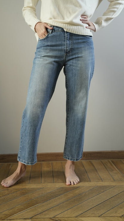 Tensione In - Pantalone 90's blu - ART.TOM-BLU-AI26CAMP