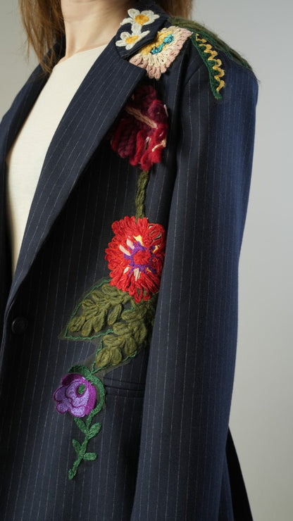 Tensione In - Blazer con ricamo floreale - ART.37317