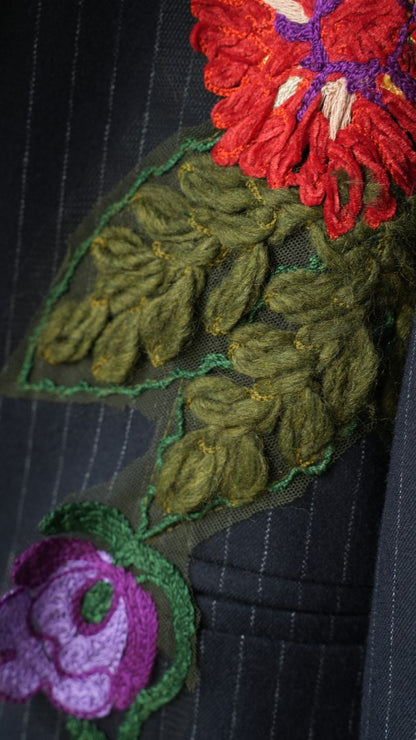 Tensione In - Blazer con ricamo floreale - ART.37317