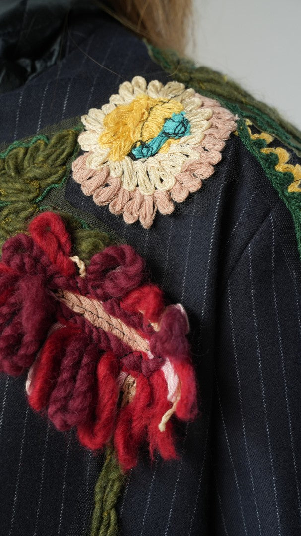 Tensione In - Blazer con ricamo floreale - ART.37317