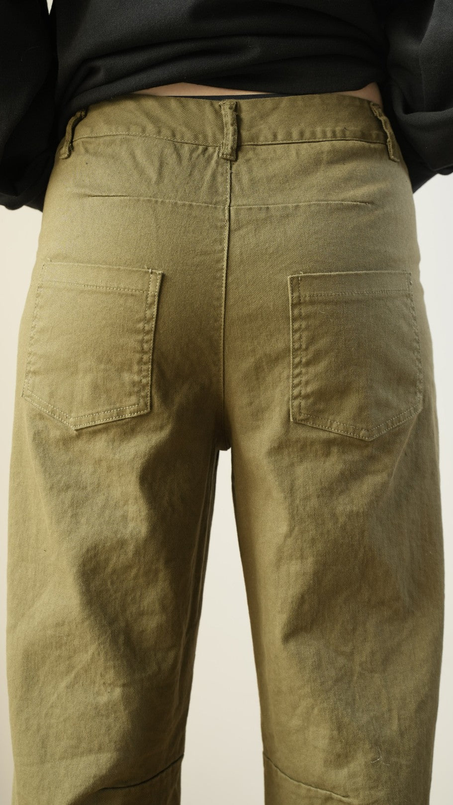 Kontatto - Pantaloni dritti con cucitura laterale sul polpaccio - ART.FW100N