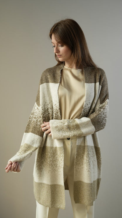 Lokita - Cardigan in maglia lurex sfumato - ART.LOK4058/1164/25FWPR