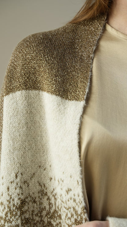 Lokita - Cardigan in maglia lurex sfumato - ART.LOK4058/1164/25FWPR