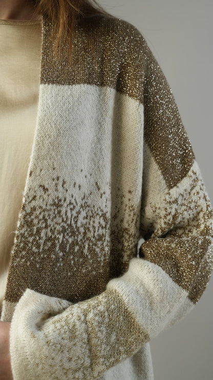 Lokita - Cardigan in maglia lurex sfumato - ART.LOK4058/1164/25FWPR