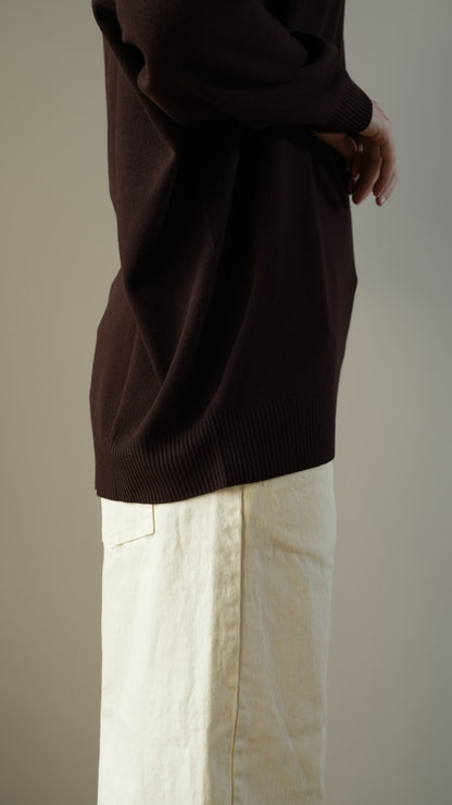 Kontatto - Maglione over scollo a V - ART.3M0815C