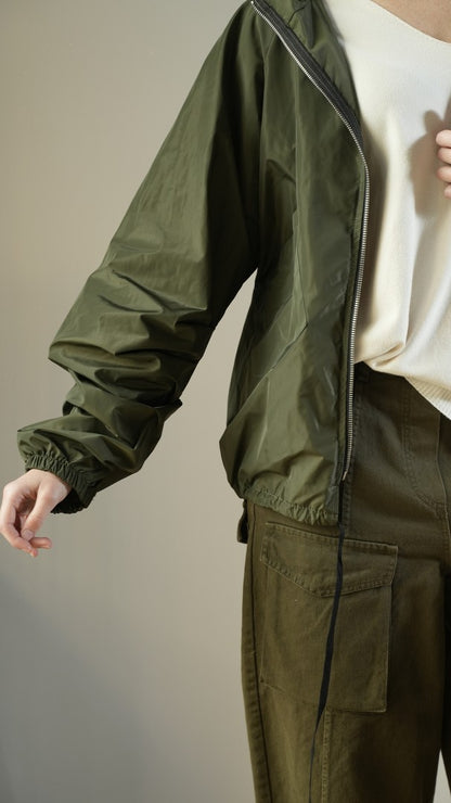 Via Roma - Impermeabile corto con cappuccio