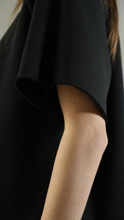 Anna Palmer Los Angeles - T-shirt in felpa con spilla removibile - ART.FANO-3688