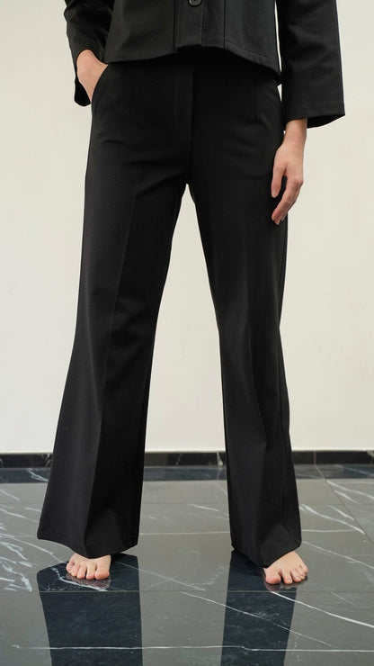 Lokita - Pantaloni zampetta punto Milano - ART.LOK024/1283/25FWPR