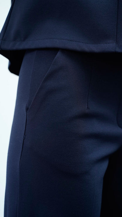 Lokita - Pantaloni zampetta punto Milano - ART.LOK024/1283/25FWPR