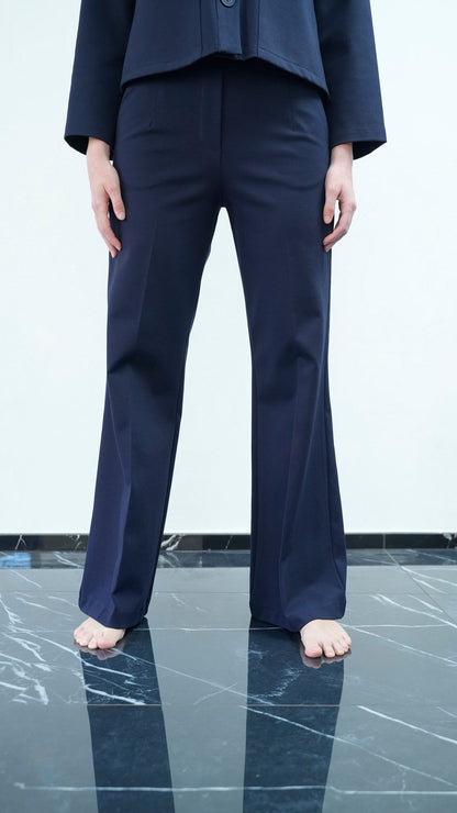 Lokita - Pantaloni zampetta punto Milano - ART.LOK024/1283/25FWPR