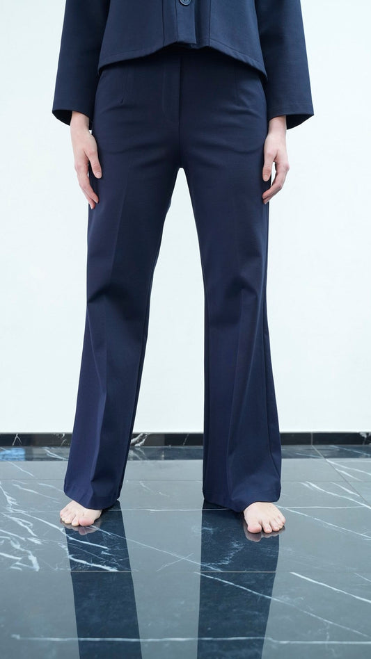 Lokita - Pantaloni zampetta punto Milano - ART.LOK024/1283/25FWPR