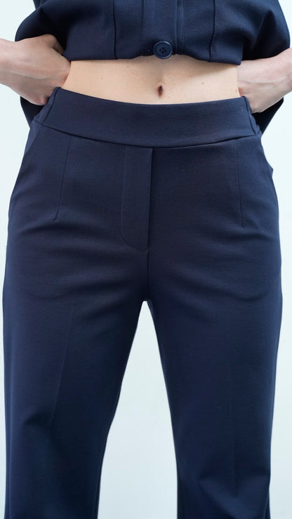 Lokita - Pantaloni zampetta punto Milano - ART.LOK024/1283/25FWPR