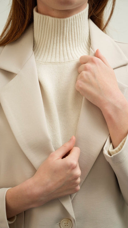 Lokita - Giacca basic in punto Milano - ART.LOK023/1283/25FWPR