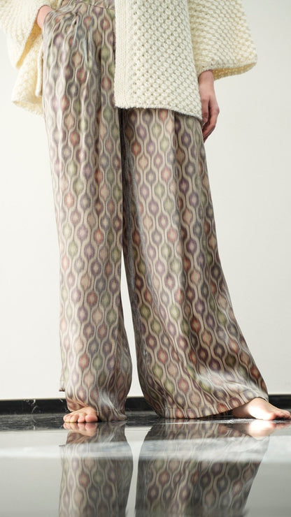 Kontatto - Pantaloni fantasia geometrica - ART.B841F