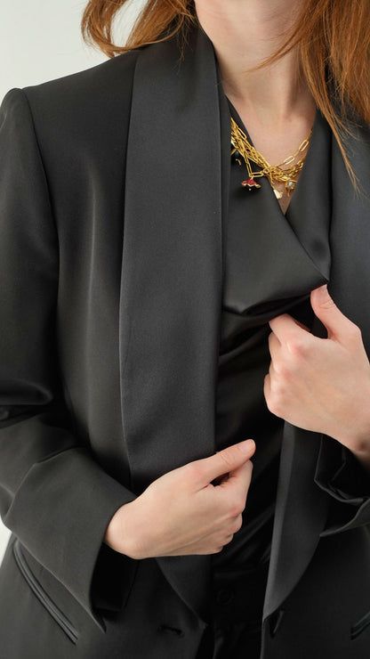 Kontatto - Giacca over collo a scialle - ART.I26MA19F