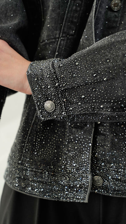 Kontatto - Giacca denim strass - ART.ZH118N