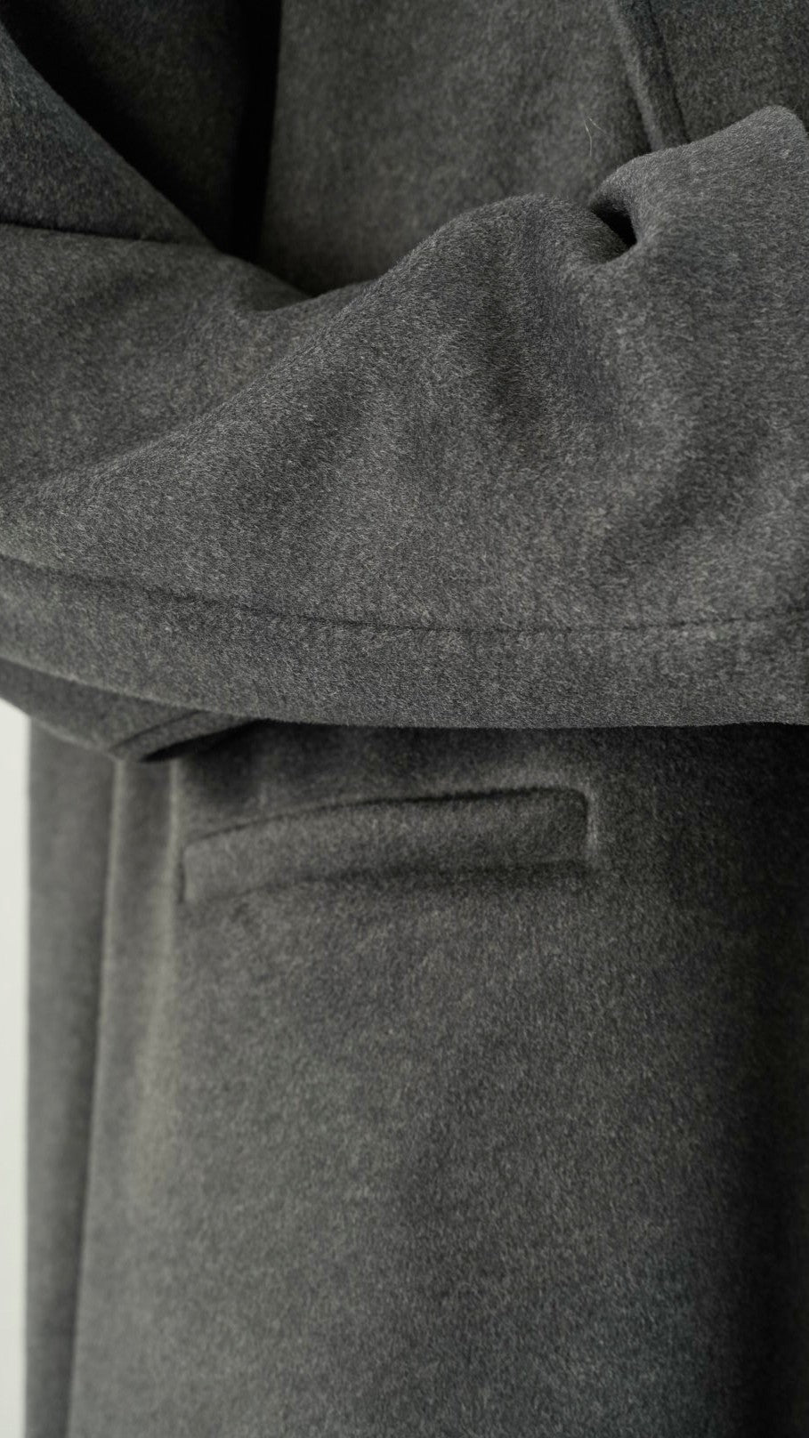 Tensione In - Cappotto frange antracite - ART.UO031