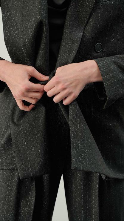 Kontatto - Giacca doppio petto dettagli lurex - ART.CO230F